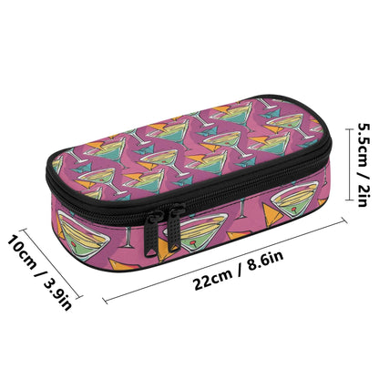 Artini Martini 3-Layer Pencil and Cosmetic Case - DeRose Seasonal