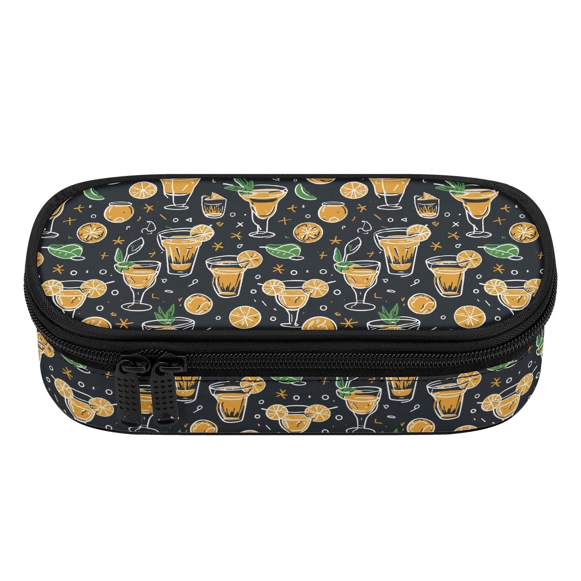 Gold Margarita 3-Layer Pencil and Cosmetic Case - DeRose Seasonal