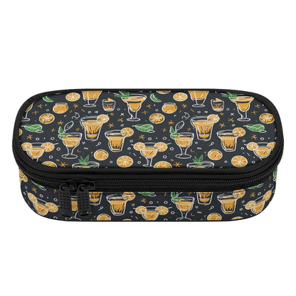 Gold Margarita 3-Layer Pencil and Cosmetic Case - DeRose Seasonal