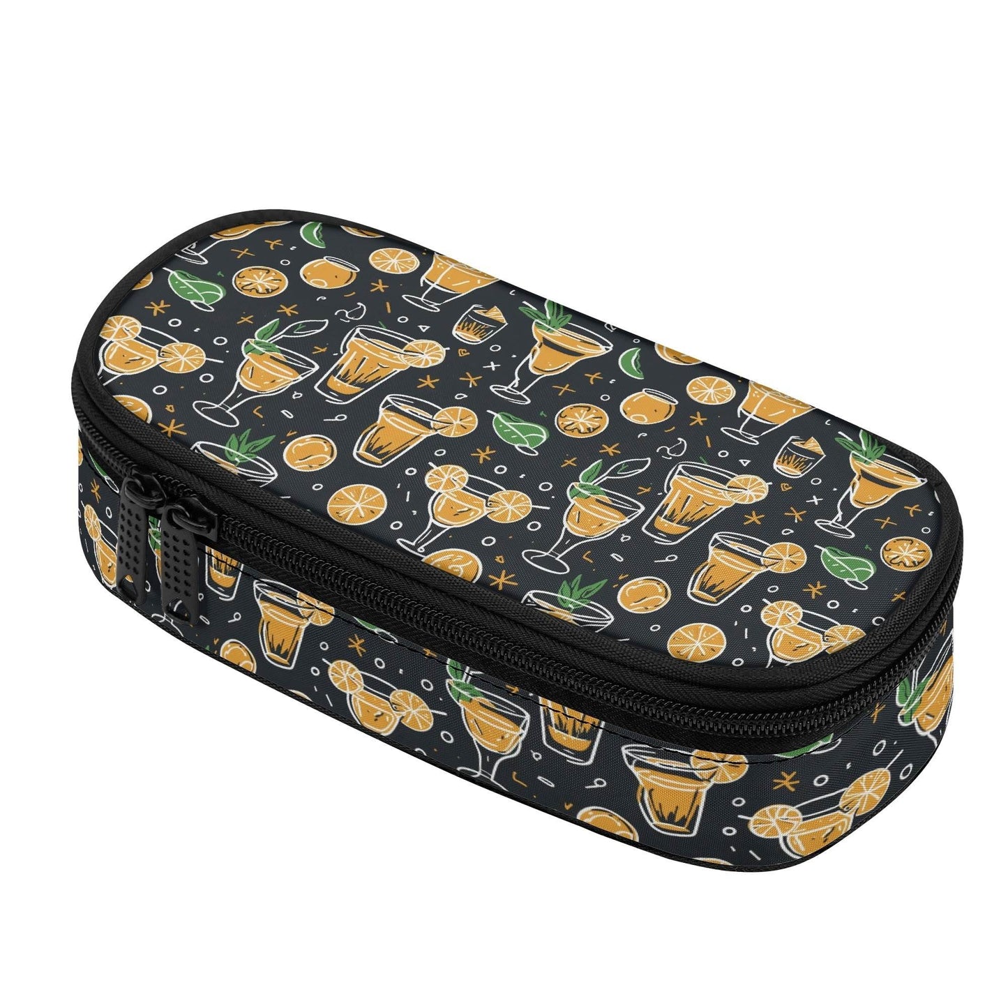 Gold Margarita 3-Layer Pencil and Cosmetic Case - DeRose Seasonal