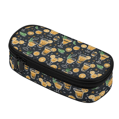 Gold Margarita 3-Layer Pencil and Cosmetic Case - DeRose Seasonal