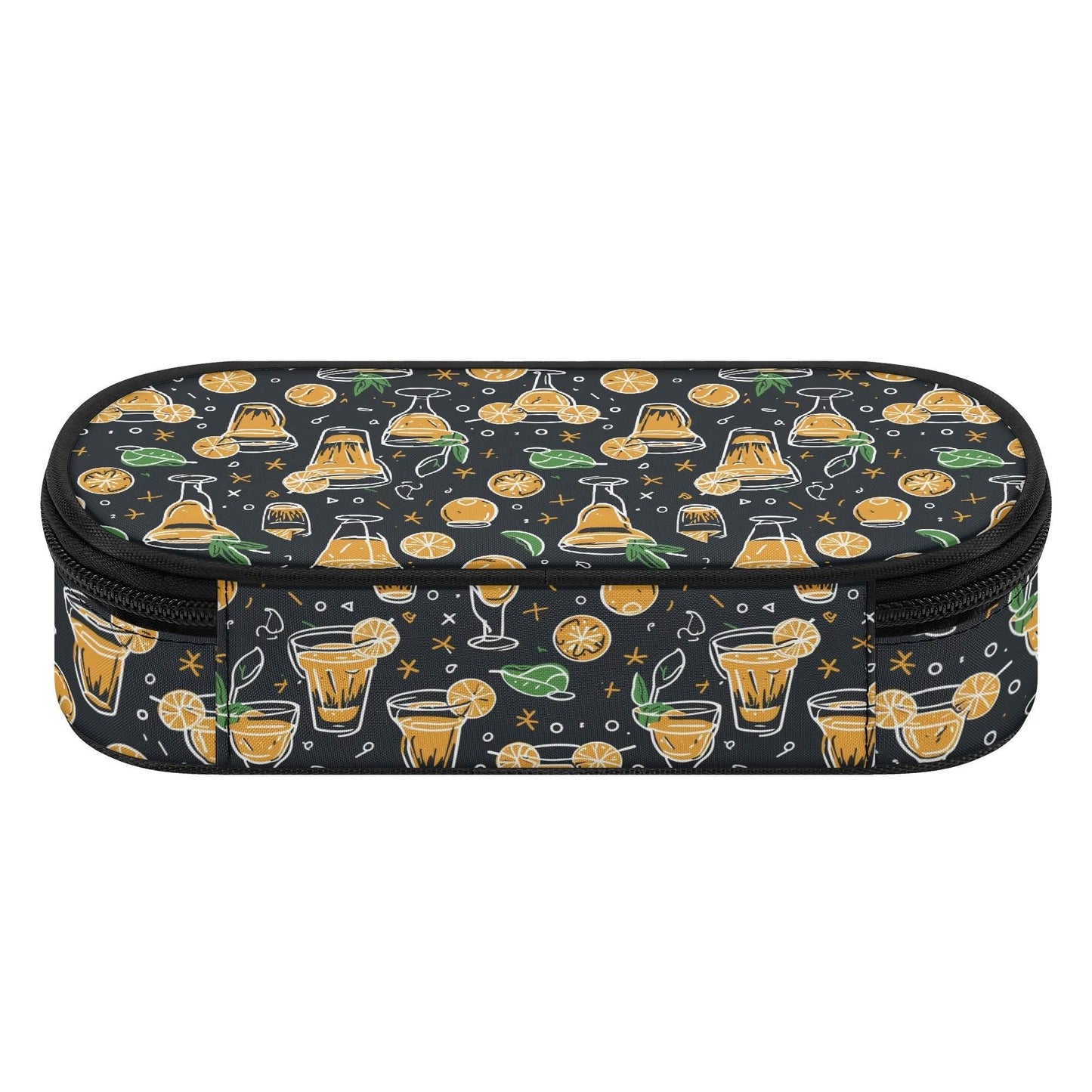 Gold Margarita 3-Layer Pencil and Cosmetic Case - DeRose Seasonal