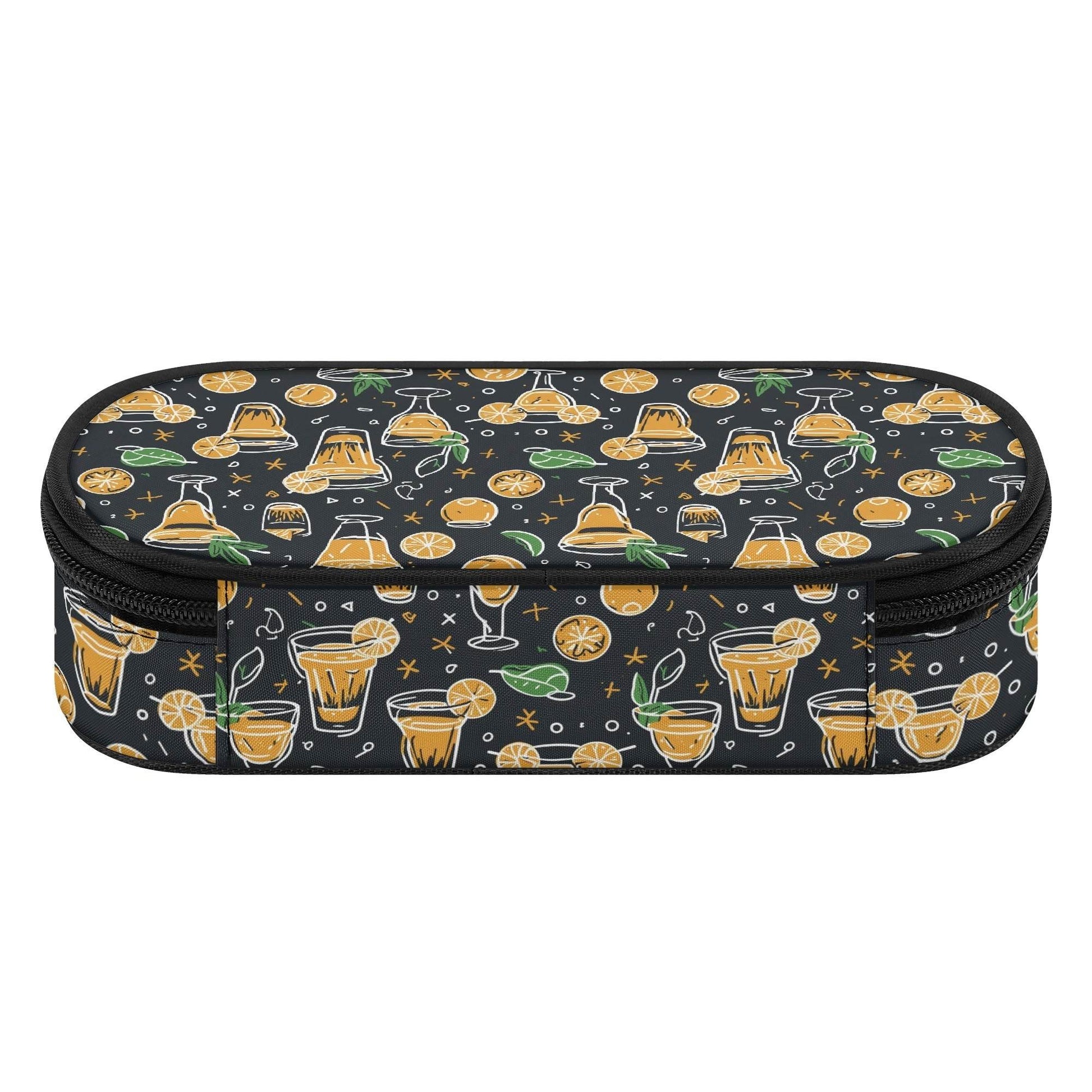 Gold Margarita 3-Layer Pencil and Cosmetic Case - DeRose Seasonal