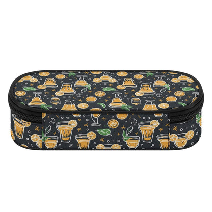 Gold Margarita 3-Layer Pencil and Cosmetic Case - DeRose Seasonal