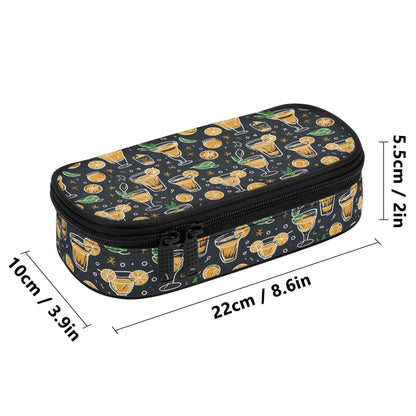 Gold Margarita 3-Layer Pencil and Cosmetic Case - DeRose Seasonal