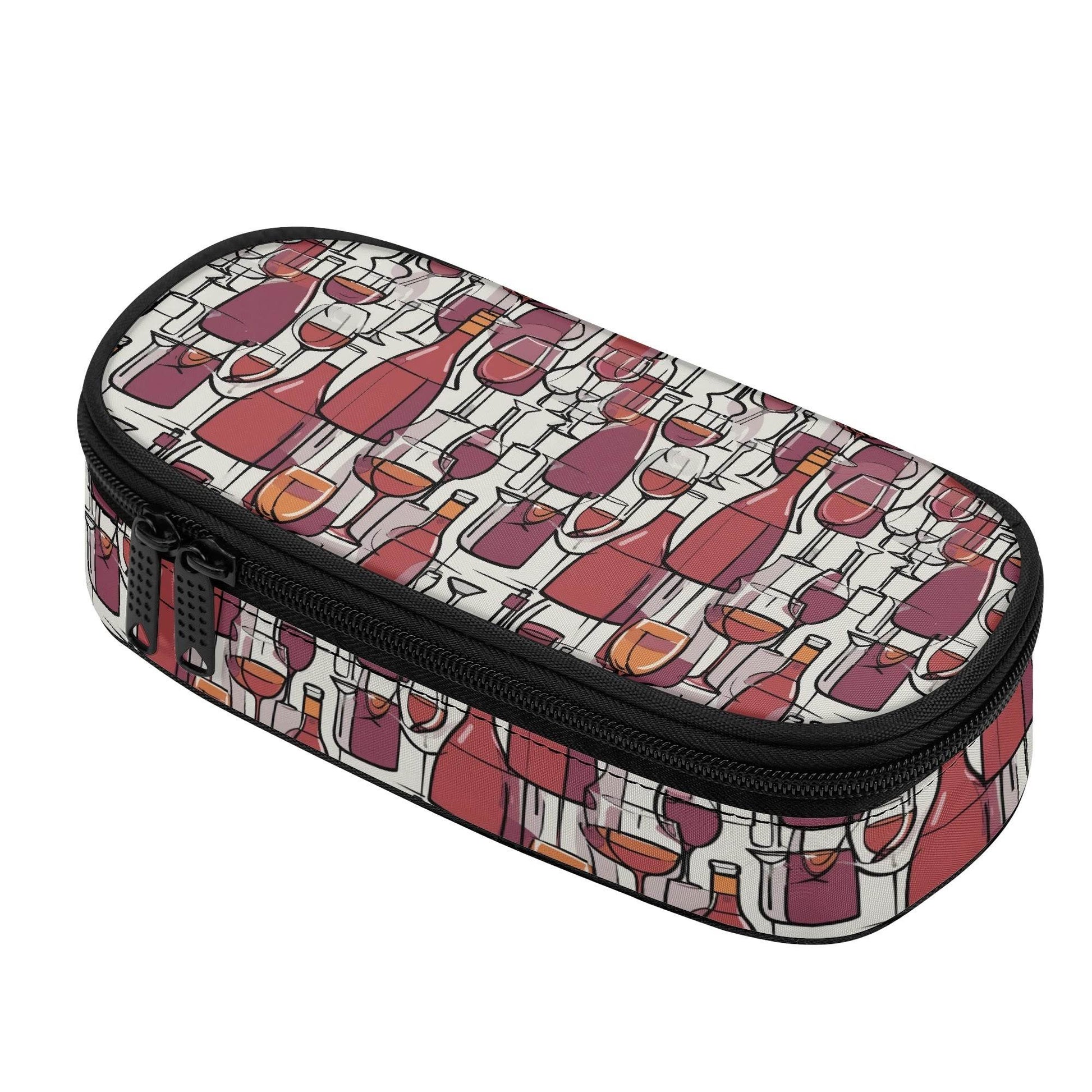 Wine With Me 3-Layer Pencil and Cosmetic Case - DeRose Seasonal