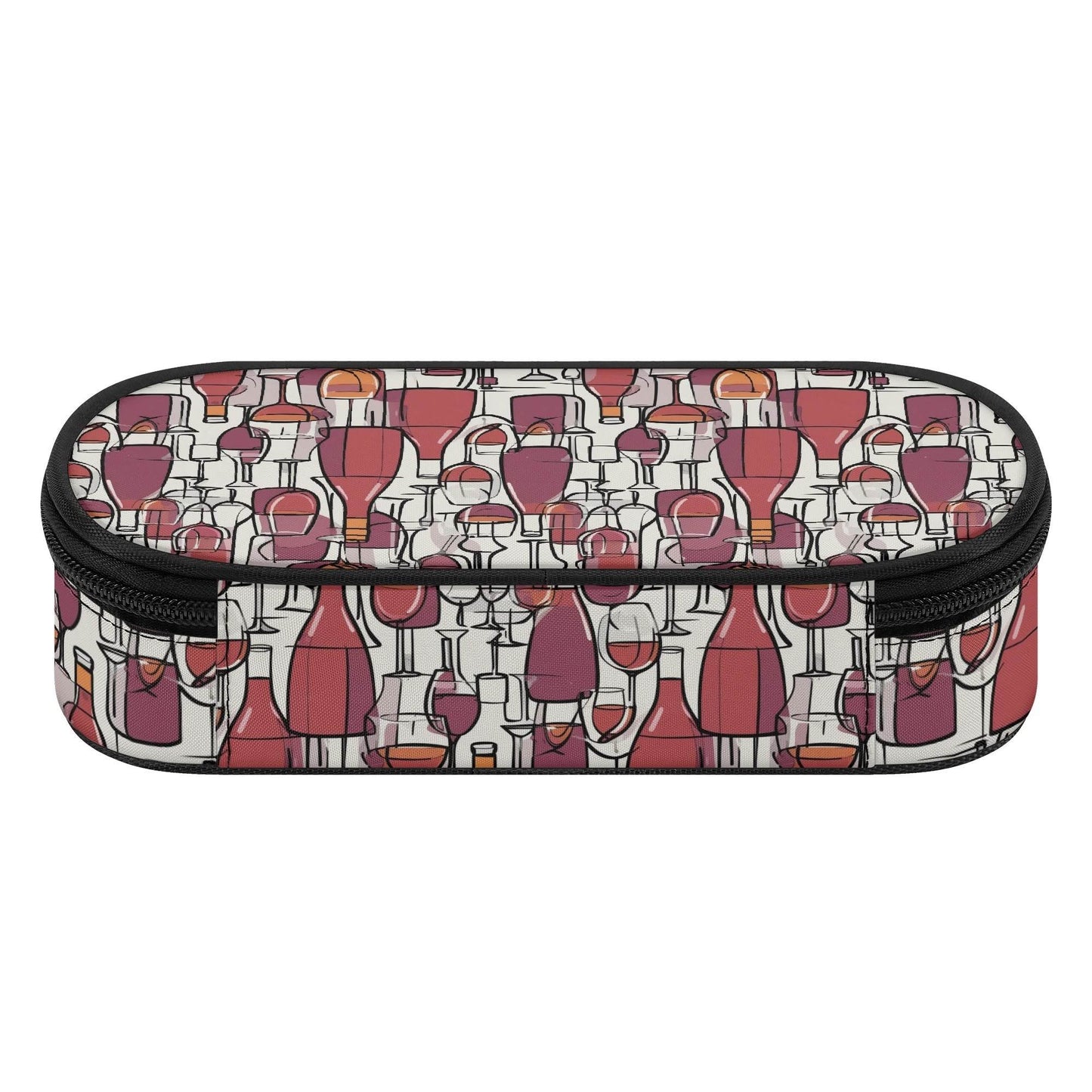 Wine With Me 3-Layer Pencil and Cosmetic Case - DeRose Seasonal