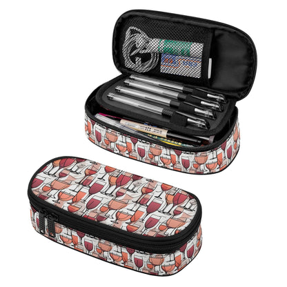 Wine Dining 3-Layer Pencil and Cosmetic Case - DeRose Seasonal
