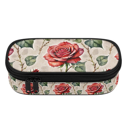 Single Rose 3-Layer Pencil and Cosmetic Case - DeRose Seasonal