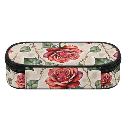 Single Rose 3-Layer Pencil and Cosmetic Case - DeRose Seasonal