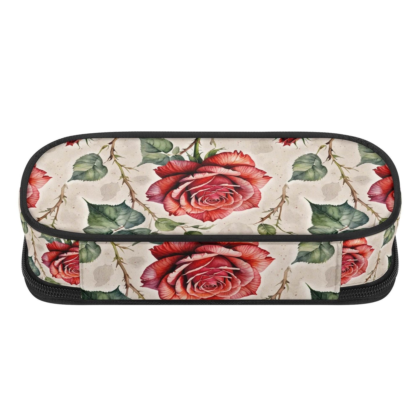 Single Rose 3-Layer Pencil and Cosmetic Case - DeRose Seasonal