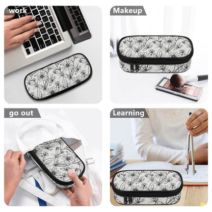 Neutral Spring 3-Layer Pencil and Cosmetic Case - DeRose Seasonal