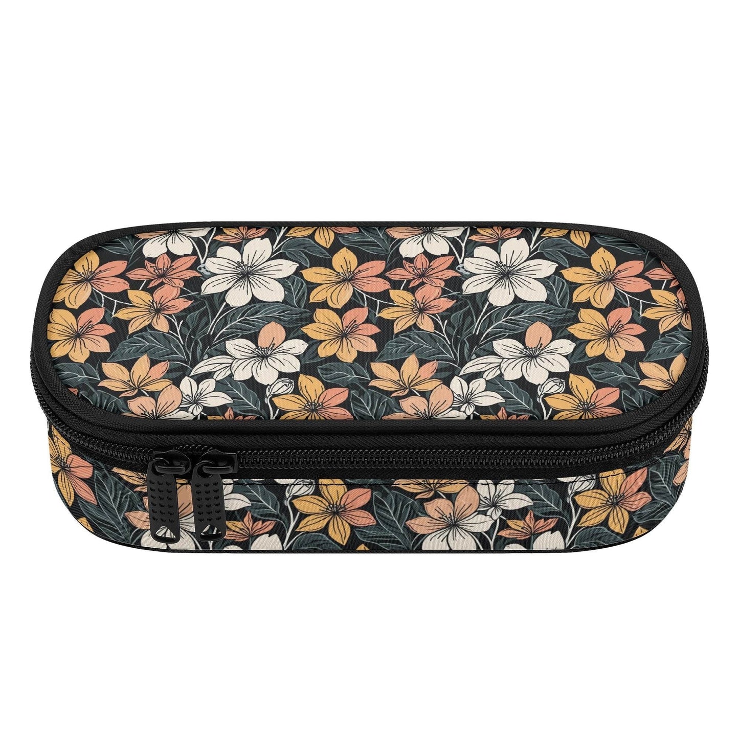 Field of Flowers 3-Layer Pencil and Cosmetic Case - DeRose Seasonal