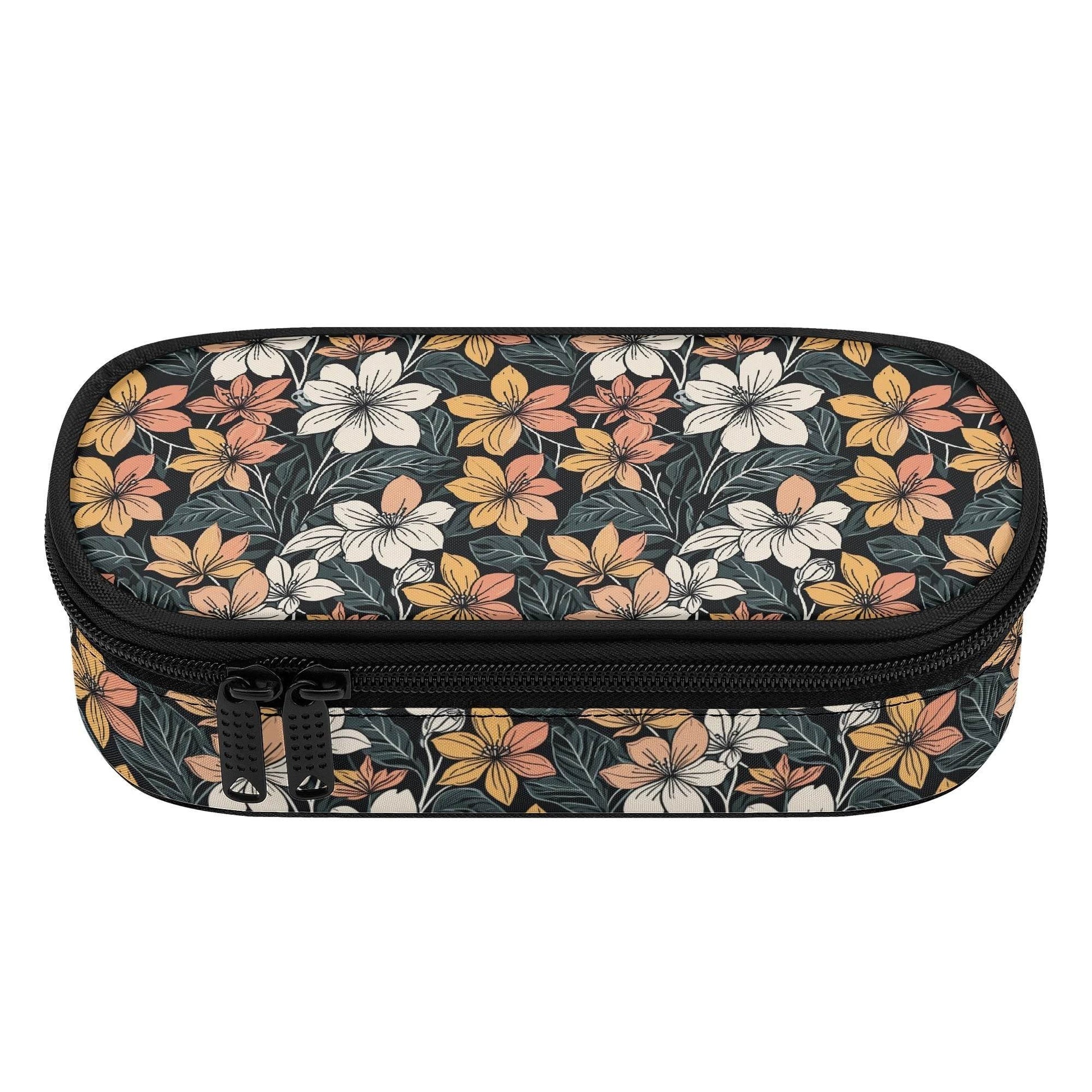 Field of Flowers 3-Layer Pencil and Cosmetic Case - DeRose Seasonal