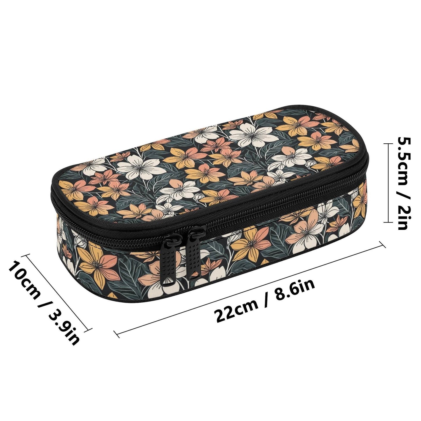 Field of Flowers 3-Layer Pencil and Cosmetic Case - DeRose Seasonal