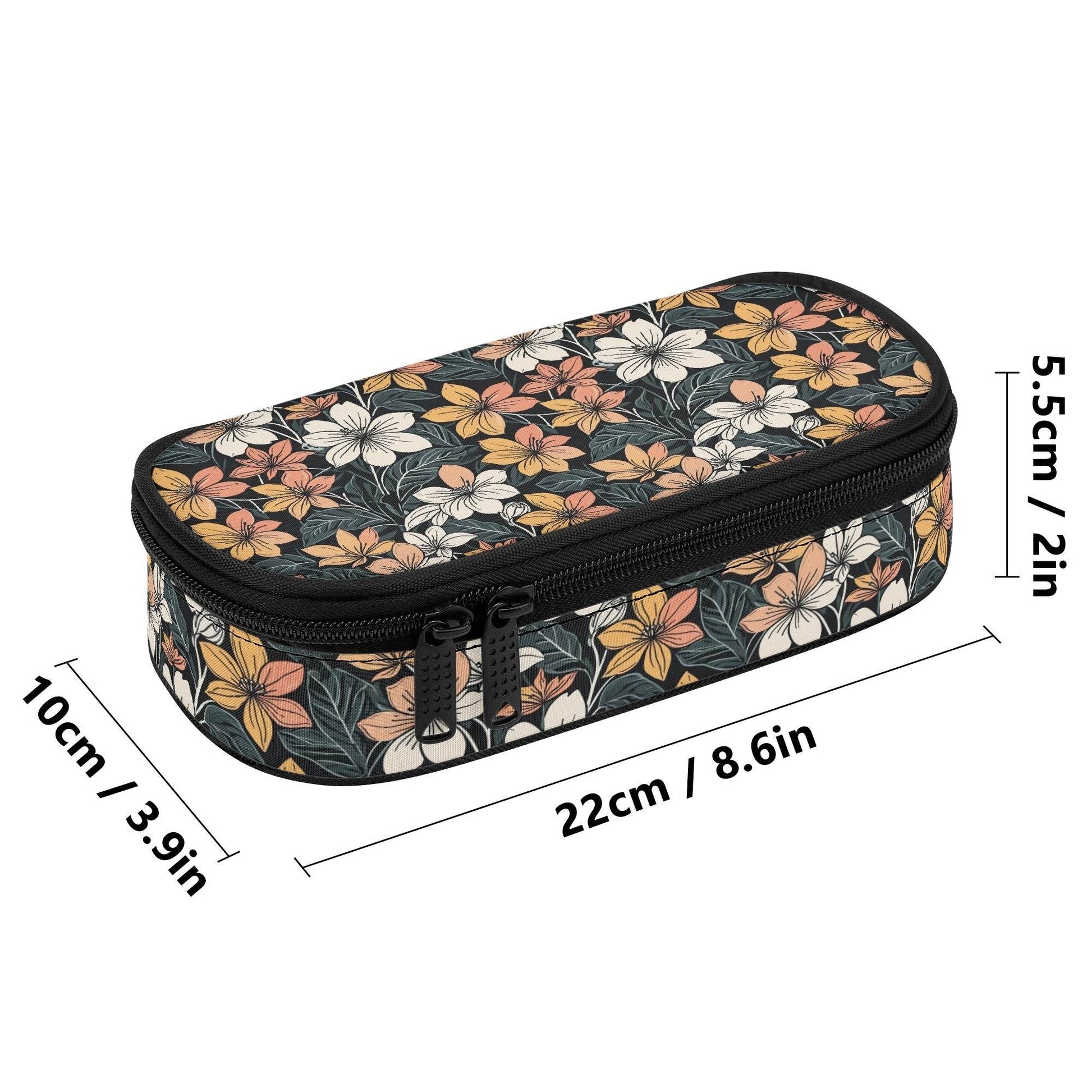 Field of Flowers 3-Layer Pencil and Cosmetic Case - DeRose Seasonal