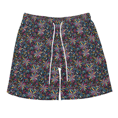 Men's Regular Fit Colorful Fireworks Hawaiian Short Sleeve Shirt and Shorts Set - DeRose Seasonal