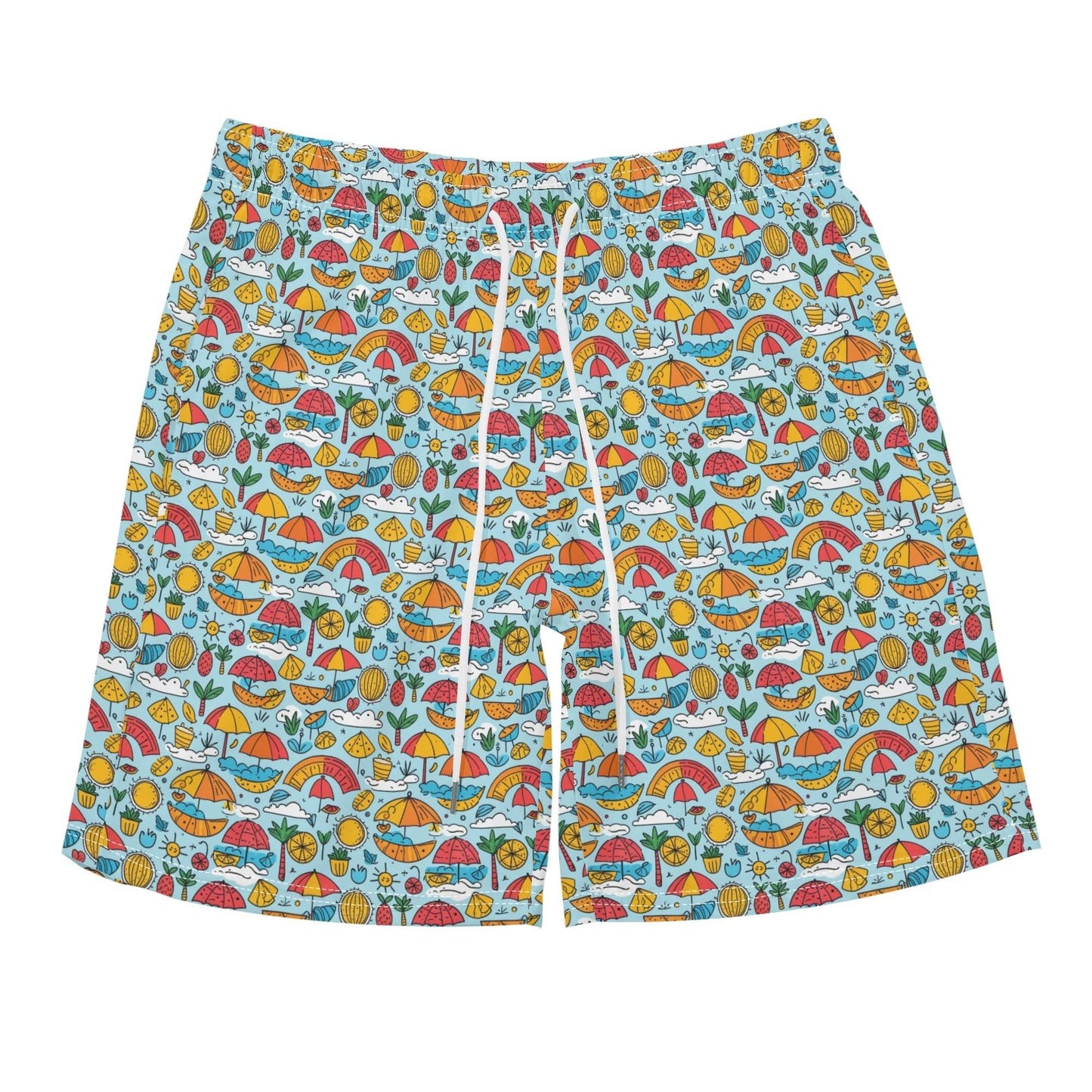 Men's Regular Fit Fun of a Beach Hawaiian Short Sleeve Shirt and Shorts Set - DeRose Seasonal