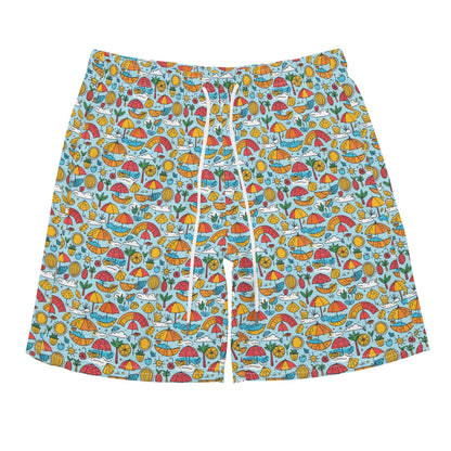 Men's Regular Fit Fun of a Beach Hawaiian Short Sleeve Shirt and Shorts Set - DeRose Seasonal