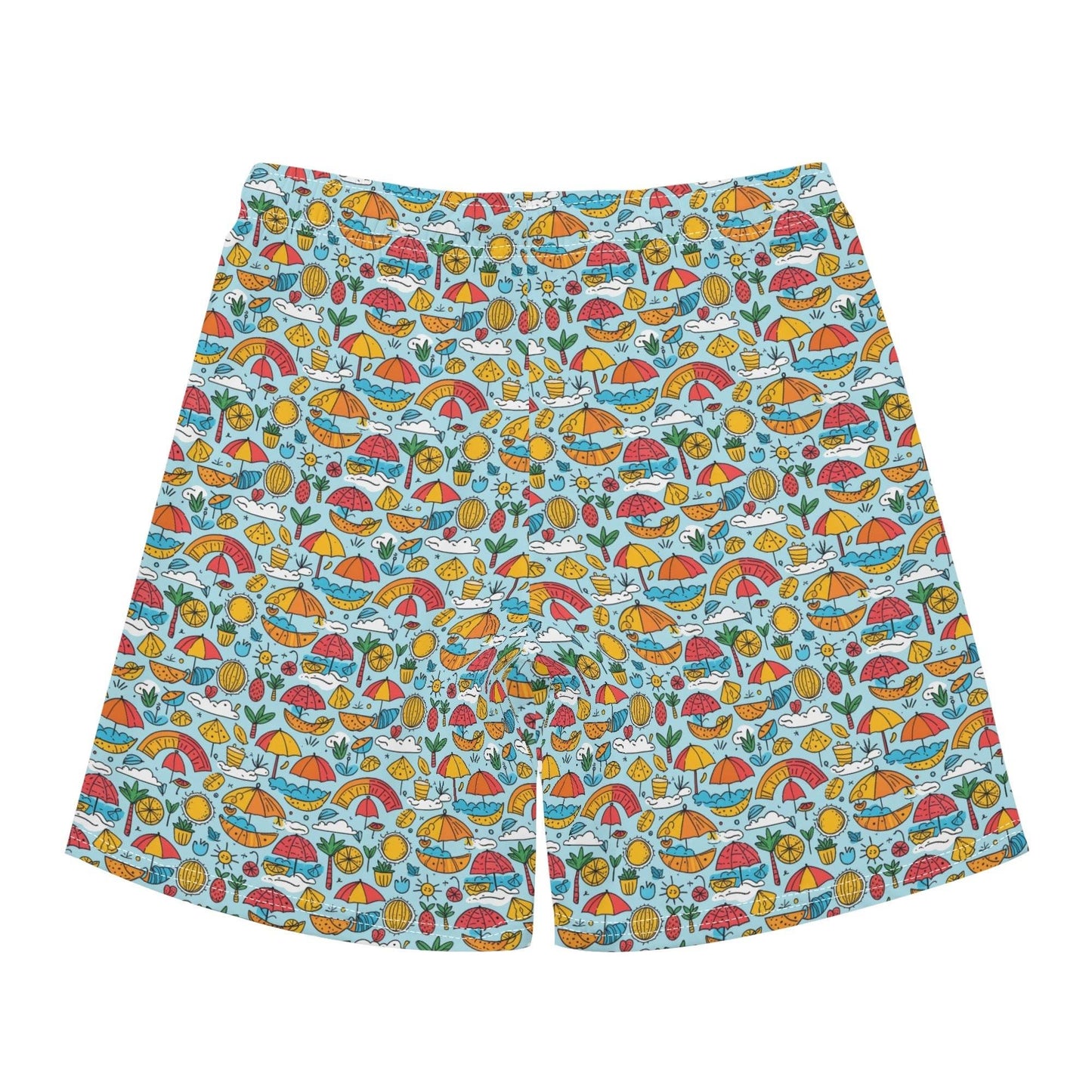 Men's Regular Fit Fun of a Beach Hawaiian Short Sleeve Shirt and Shorts Set - DeRose Seasonal