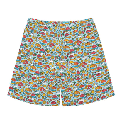 Men's Regular Fit Fun of a Beach Hawaiian Short Sleeve Shirt and Shorts Set - DeRose Seasonal
