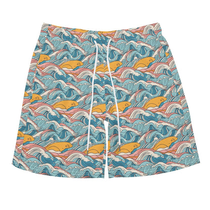 Men's Regular Fit Sun in the Waves Hawaiian Short Sleeve Shirt and Shorts Set - DeRose Seasonal