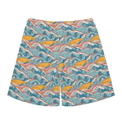 Men's Regular Fit Sun in the Waves Hawaiian Short Sleeve Shirt and Shorts Set - DeRose Seasonal