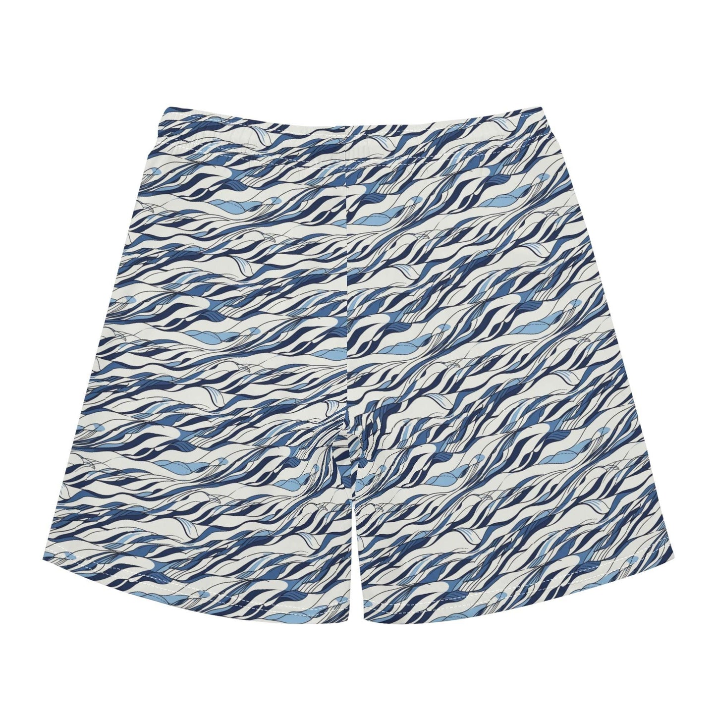 Men's Regular Fit Ocean Lines Hawaiian Short Sleeve Shirt and Shorts Set - DeRose Seasonal