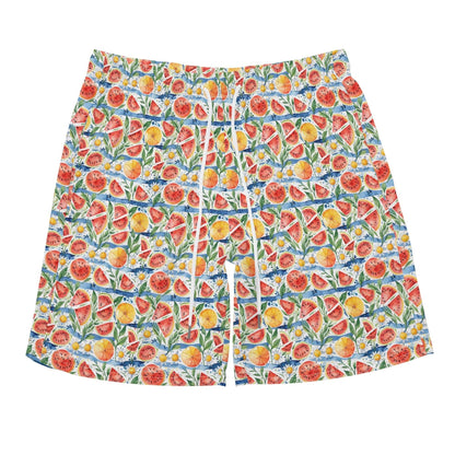 Men's Regular Fit Watermelon Hawaiian Short Sleeve Shirt and Shorts Set - DeRose Seasonal