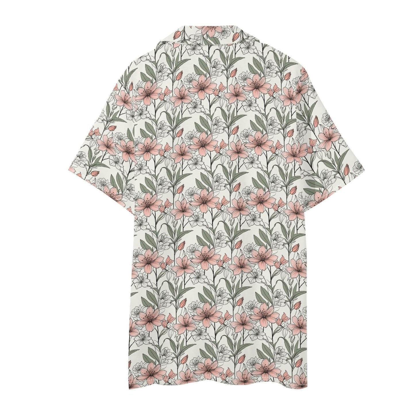 Men's Regular Fit Japan Floral Hawaiian Short Sleeve Shirt and Shorts Set - DeRose Seasonal