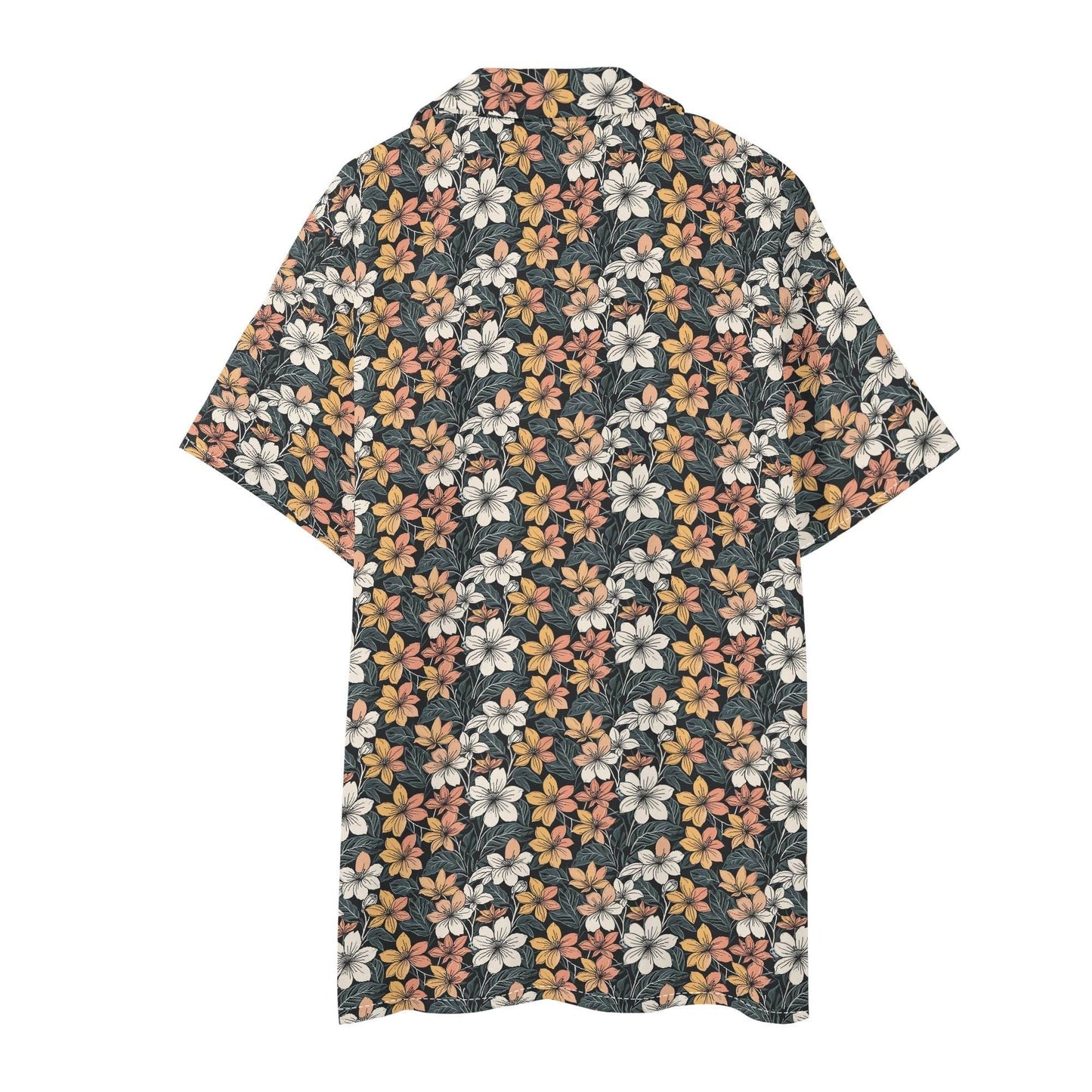 Men's Regular Fit Field of Flowers Hawaiian Short Sleeve Shirt and Shorts Set - DeRose Seasonal