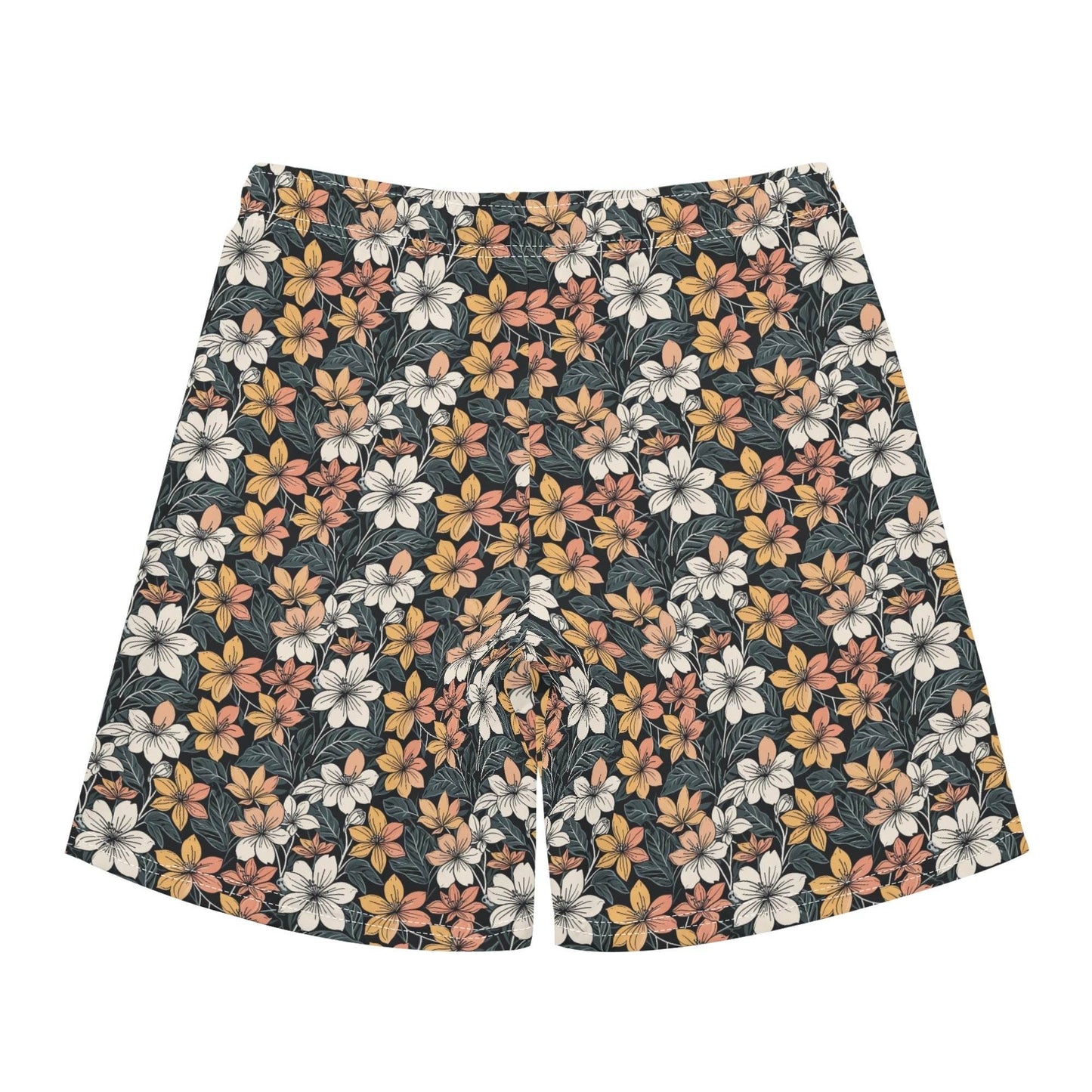 Men's Regular Fit Field of Flowers Hawaiian Short Sleeve Shirt and Shorts Set - DeRose Seasonal