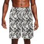 Men's Floral Ink Mesh Shorts Sea Life Swim Trunks - DeRose Seasonal