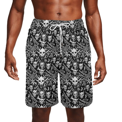 Men's Little Devils Mesh Shorts Sea Life Swim Trunks - DeRose Seasonal