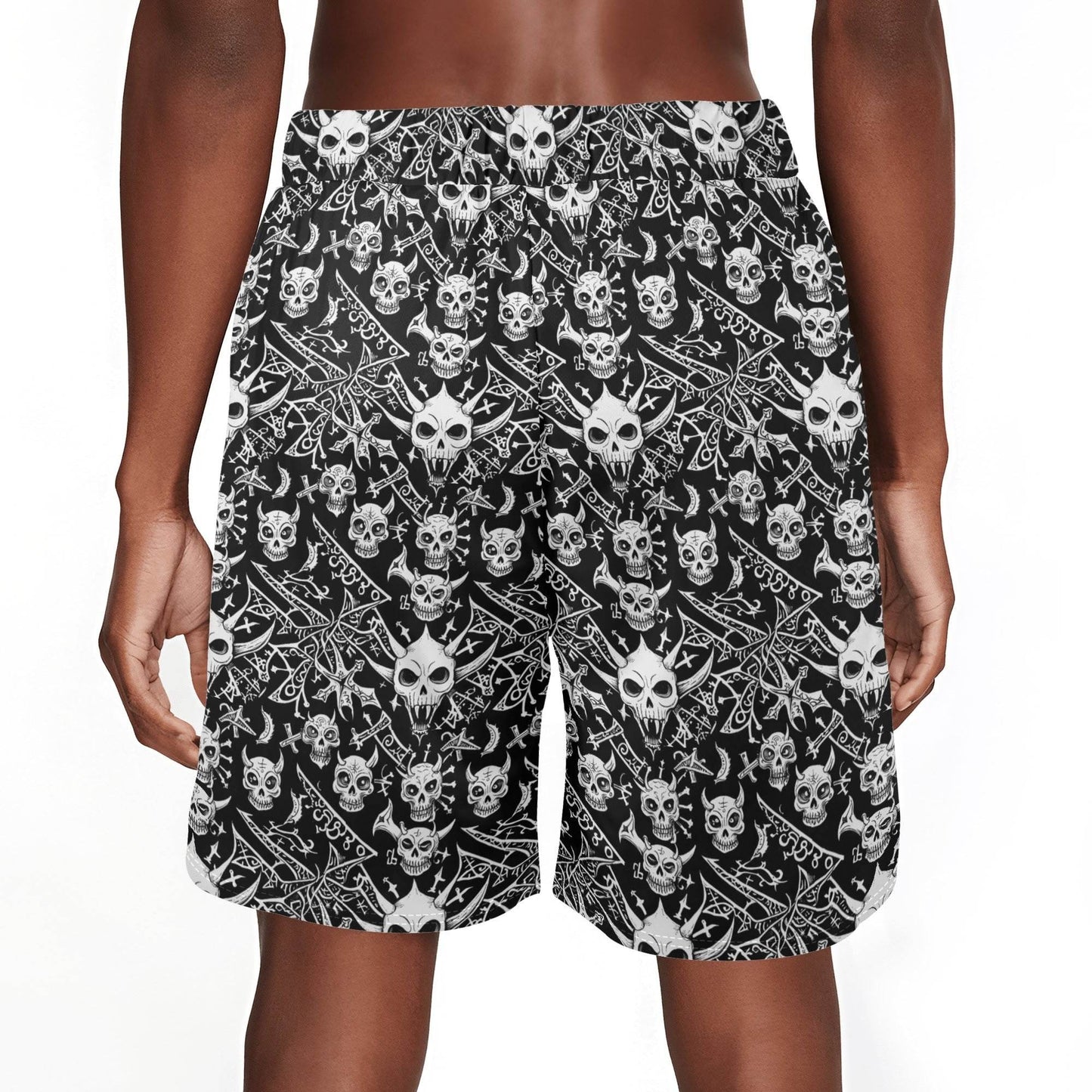 Men's Little Devils Mesh Shorts Sea Life Swim Trunks - DeRose Seasonal