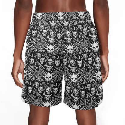 Men's Little Devils Mesh Shorts Sea Life Swim Trunks - DeRose Seasonal