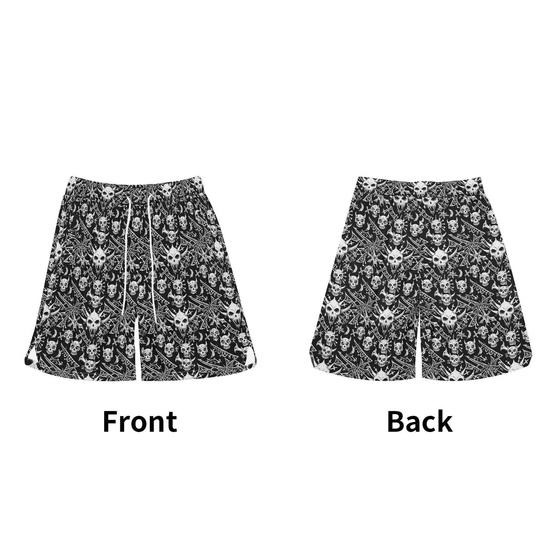 Men's Little Devils Mesh Shorts Sea Life Swim Trunks - DeRose Seasonal