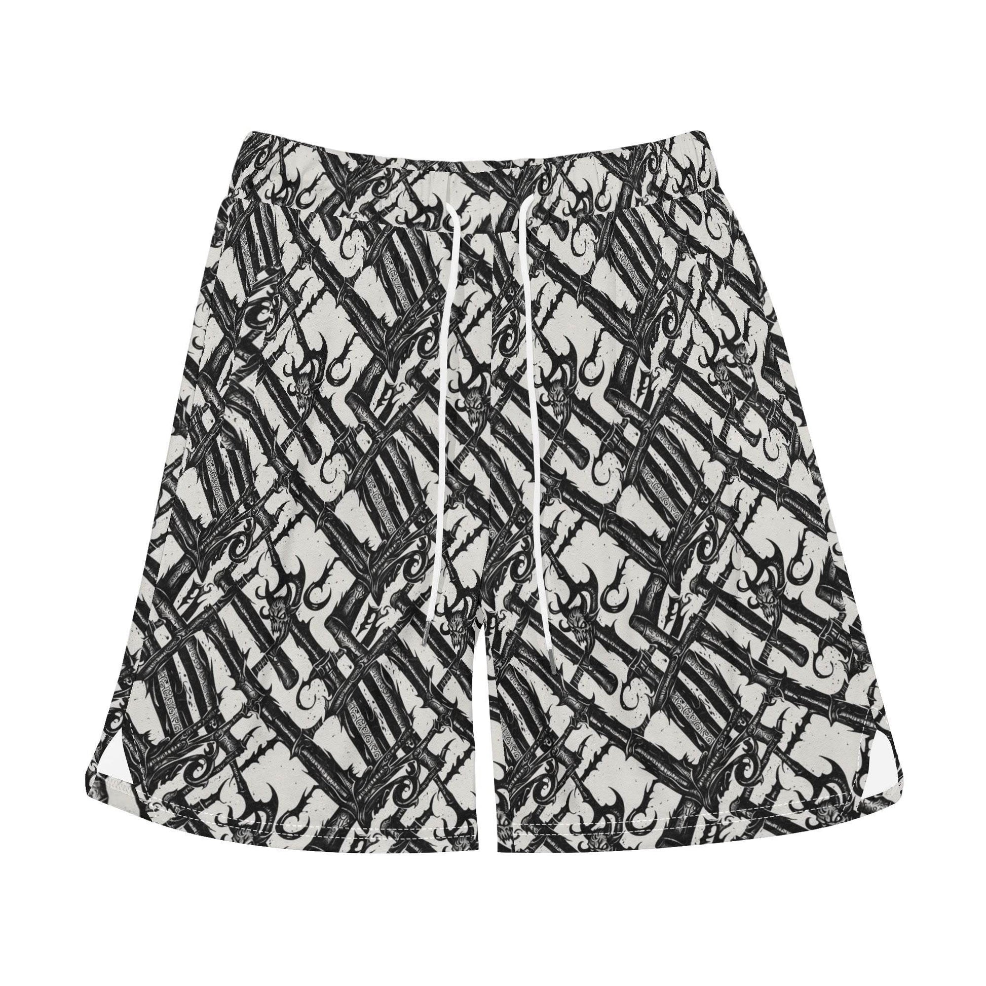 Men's Devil Veins Mesh Shorts Sea Life Swim Trunks - DeRose Seasonal