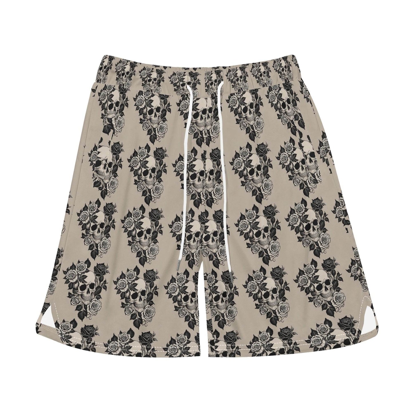 Men's Gothic Tan Mesh Shorts Sea Life Swim Trunks - DeRose Seasonal