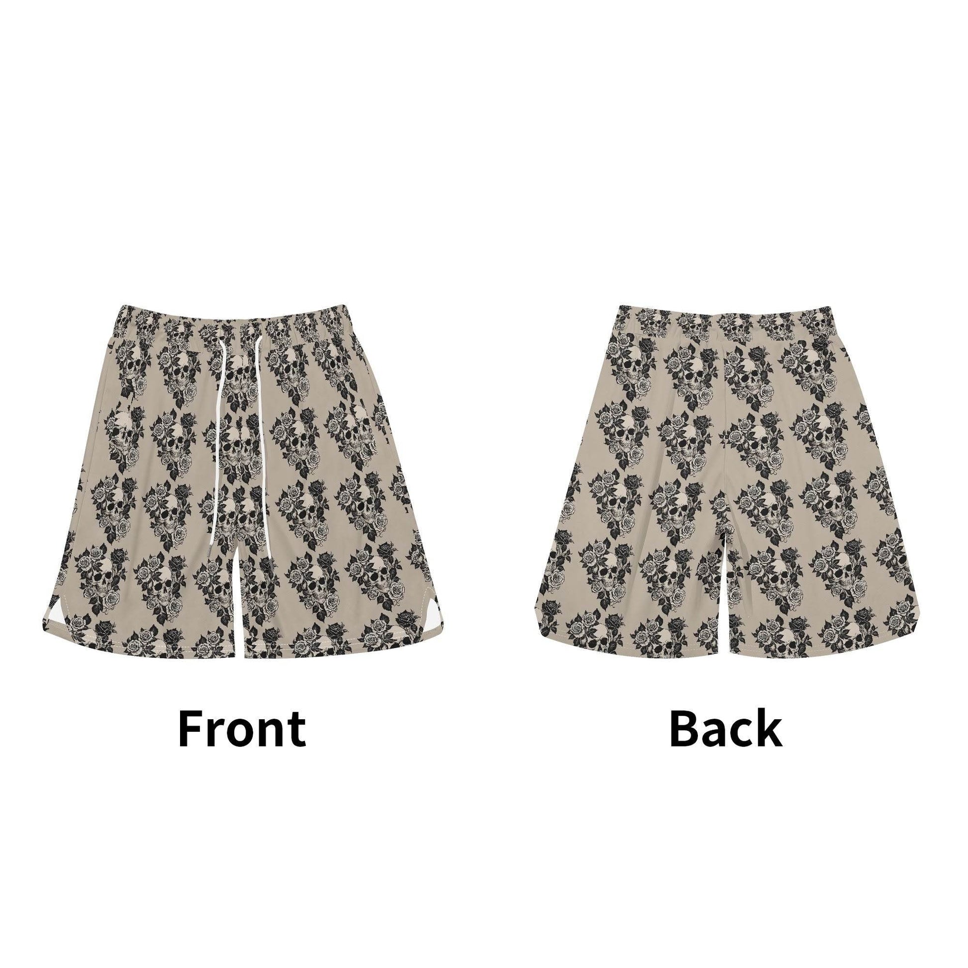 Men's Gothic Tan Mesh Shorts Sea Life Swim Trunks - DeRose Seasonal