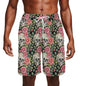 Men's Pink Skulls Mesh Shorts Sea Life Swim Trunks - DeRose Seasonal