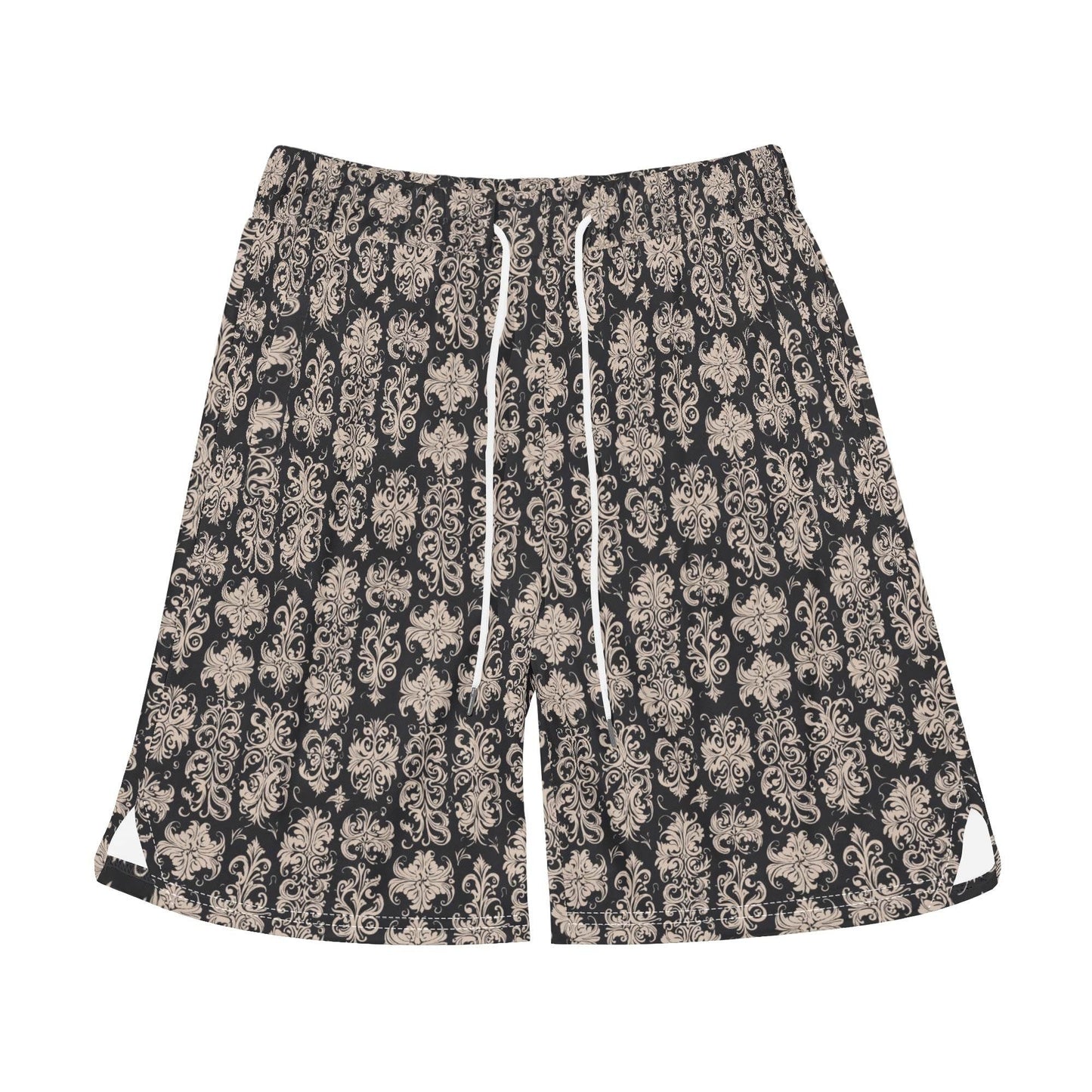 Men's Gothic Emblem Mesh Shorts Sea Life Swim Trunks - DeRose Seasonal