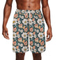 Men's Tulips and Daisy's Mesh Shorts Sea Life Swim Trunks - DeRose Seasonal