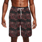 Men's Red Light Rose Mesh Shorts Sea Life Swim Trunks - DeRose Seasonal
