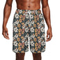 Men's Field of Flowers Mesh Shorts Sea Life Swim Trunks - DeRose Seasonal