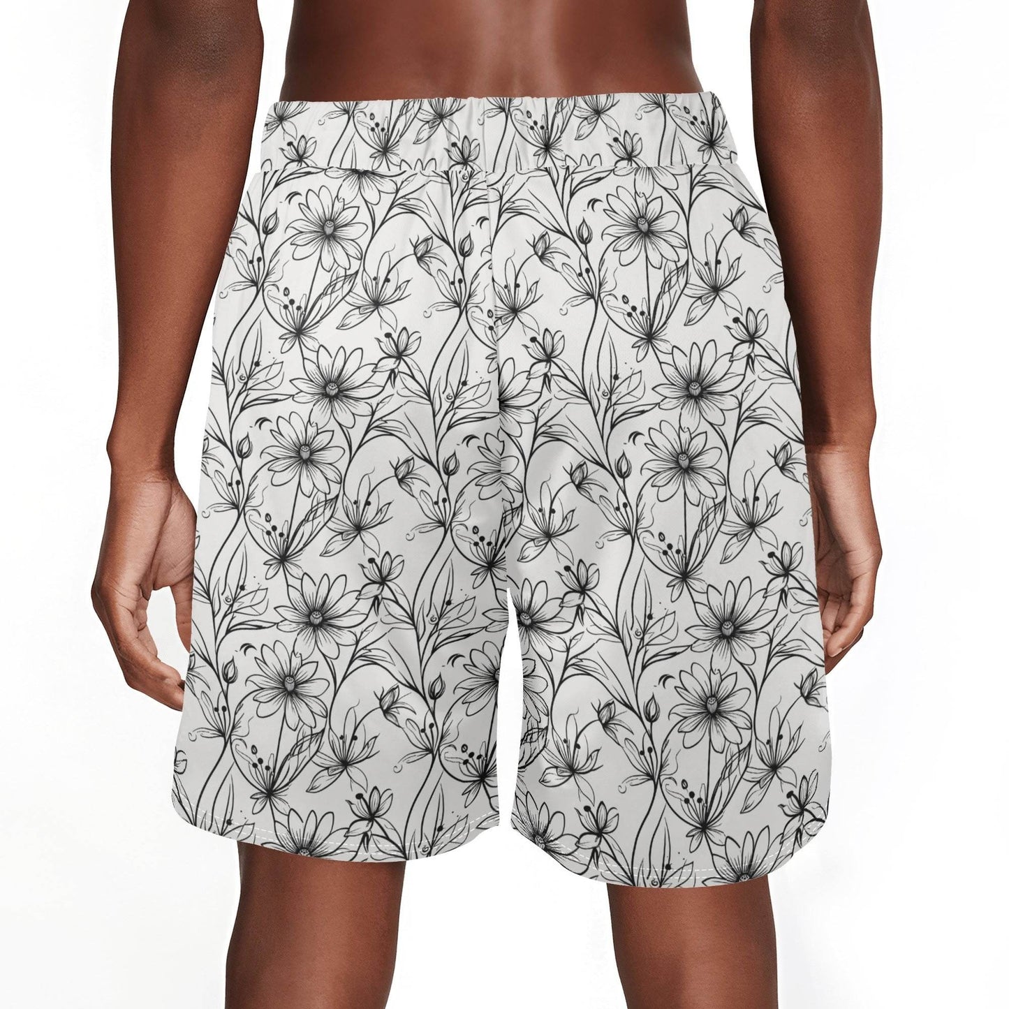 Men's Neutral Spring Mesh Shorts Sea Life Swim Trunks - DeRose Seasonal