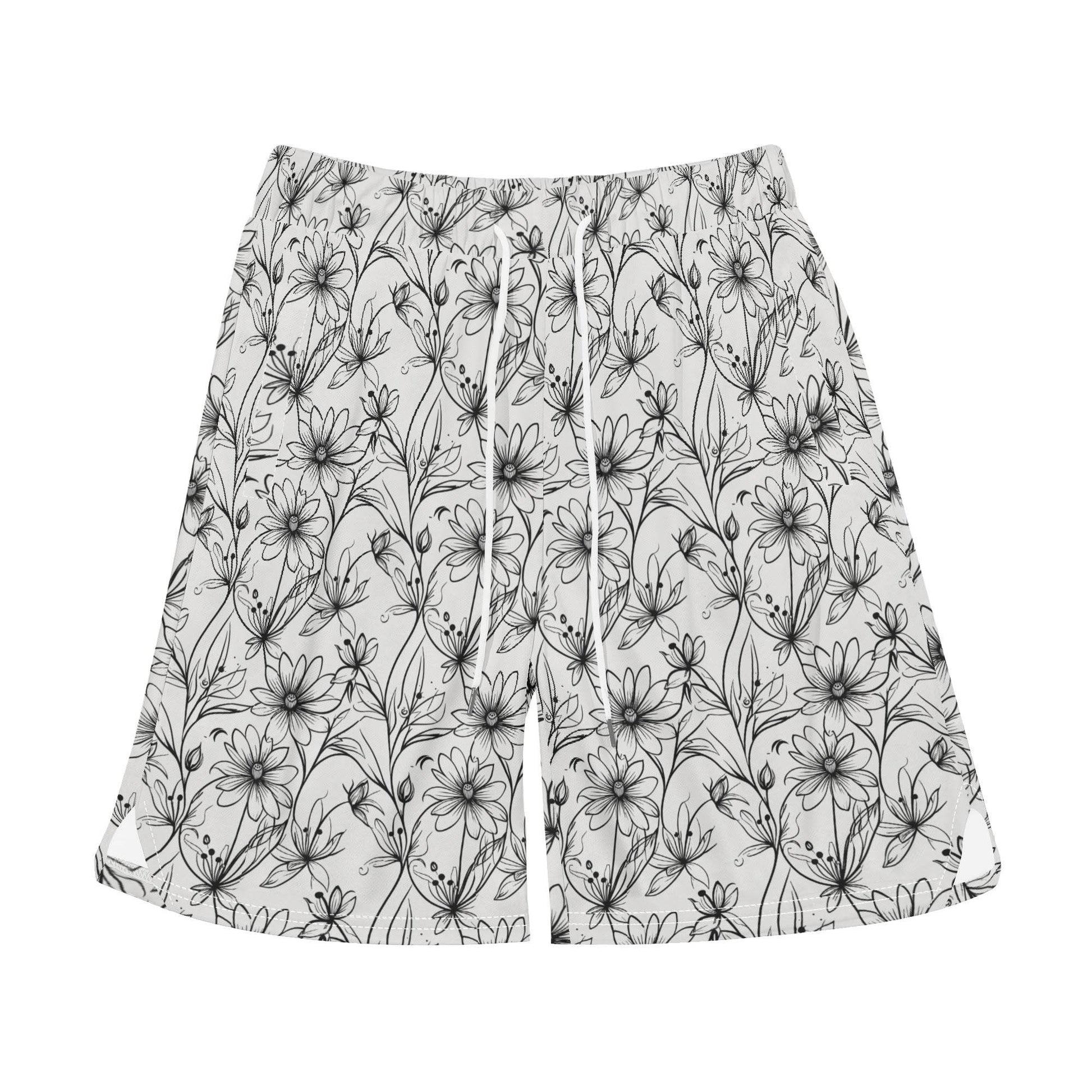 Men's Neutral Spring Mesh Shorts Sea Life Swim Trunks - DeRose Seasonal