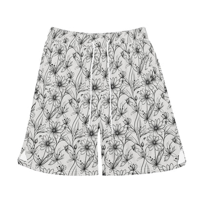 Men's Neutral Spring Mesh Shorts Sea Life Swim Trunks - DeRose Seasonal