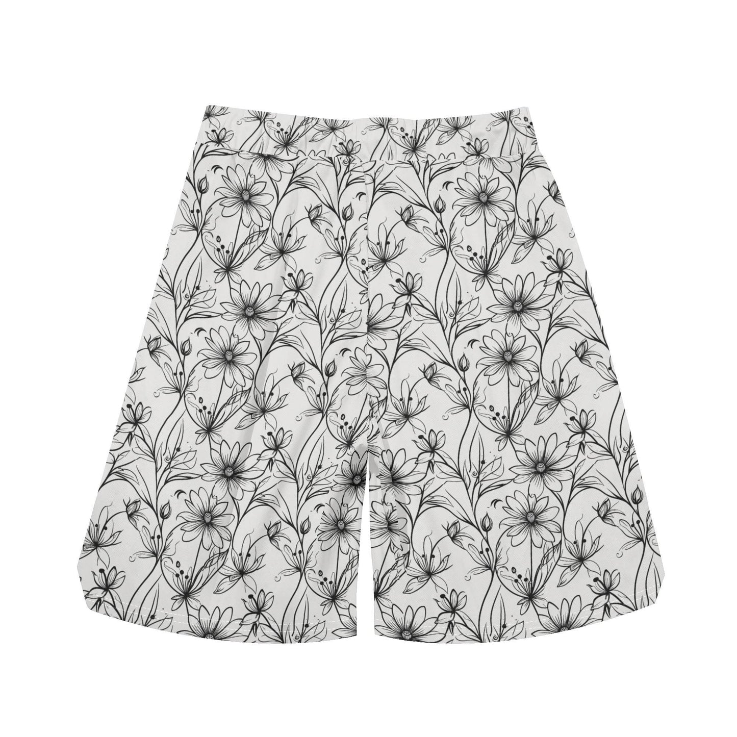 Men's Neutral Spring Mesh Shorts Sea Life Swim Trunks - DeRose Seasonal