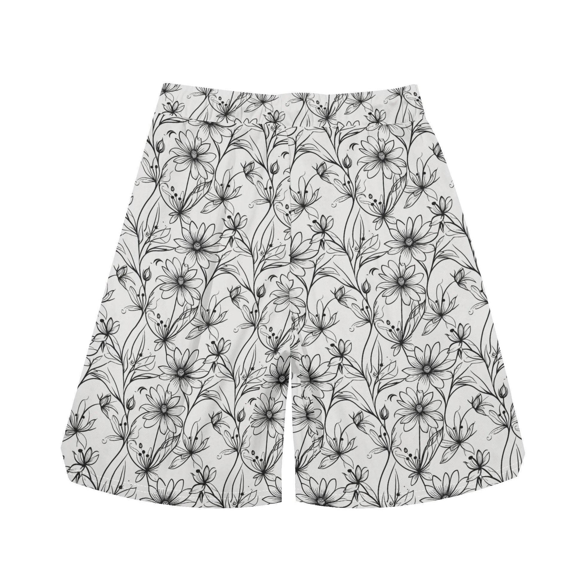 Men's Neutral Spring Mesh Shorts Sea Life Swim Trunks - DeRose Seasonal